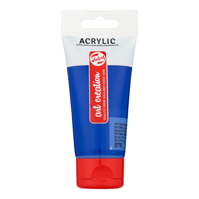 Peinture acrylique Talens Art Creation 570 Bleu Phtalo tube 75ml