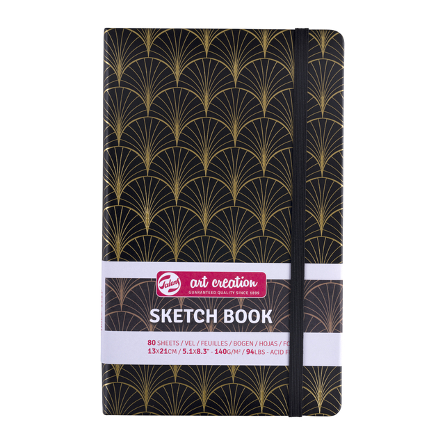 Carnet de croquis Talens Art Creation 130x210mm 140g 80 feuilles Art déco