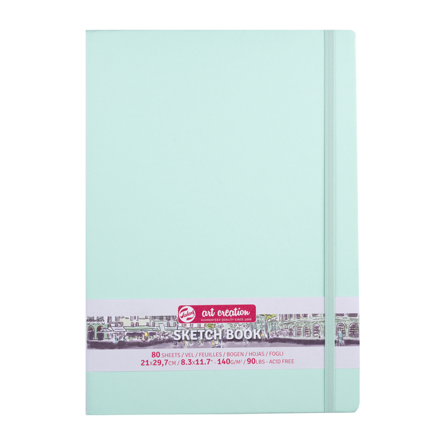 Schetsboek Talens Art Creation 80 vel 140gr 210x297mm frisse munt