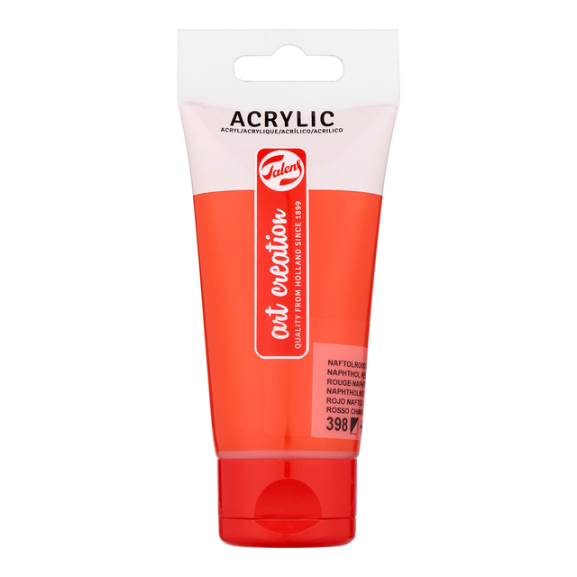 Peinture acrylique Talens Art Creation 398 Rouge Naphtol clair tube 75ml