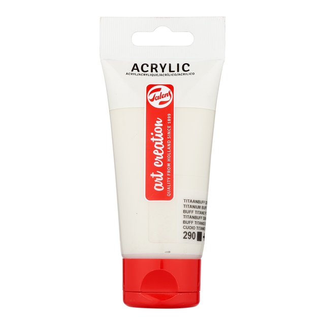 Acrylverf Talens Art Creation 290 donker titaanbuff tube à 75ml