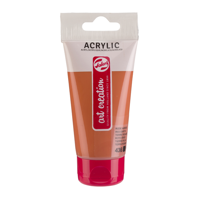 Peinture acrylique Talens Art Creation 436 Terre rouge tube 75ml