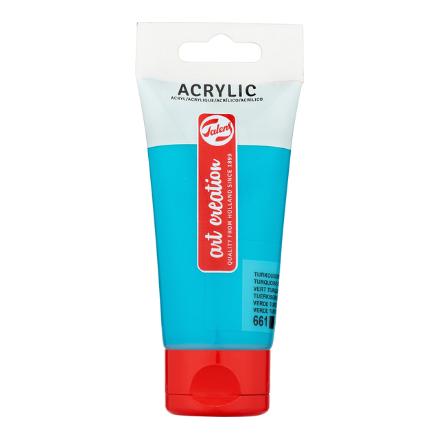 Peinture acrylique Talens Art Creation 661 Vert turquoise tube 75ml