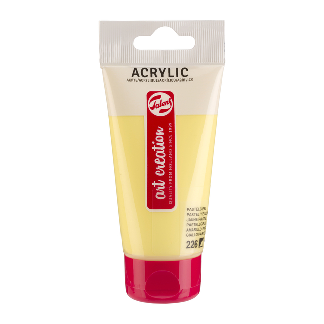 Peinture acrylique Talens Art Creation 226 Jaune pastel tube 75ml