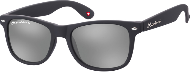 Lunettes de soleil Montana noir Revo verre miroir