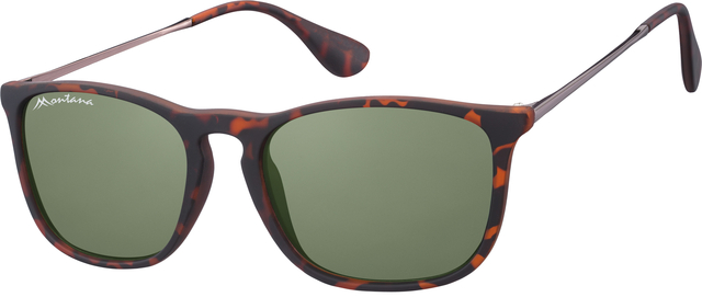 Lunettes de soleil Montana Turtle verre G15 vert