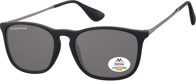 Lunettes de soleil Montana noir verre fumé polarisé