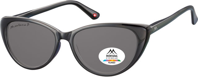 Lunettes de soleil Montana noir verre fumé polarisé