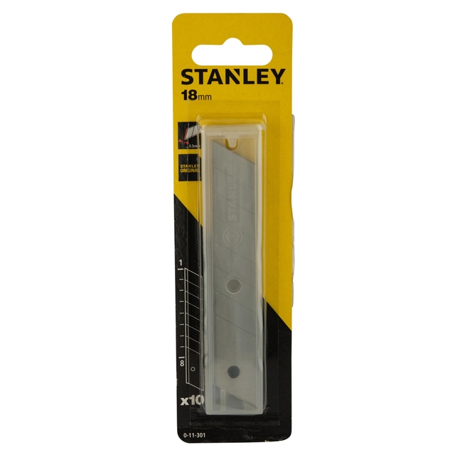 Afbreekmesjes Stanley 18mm 10 stuks