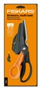 Ciseaux Fiskars Cuts & MoreTitanium multifonctionnel 23cm noir