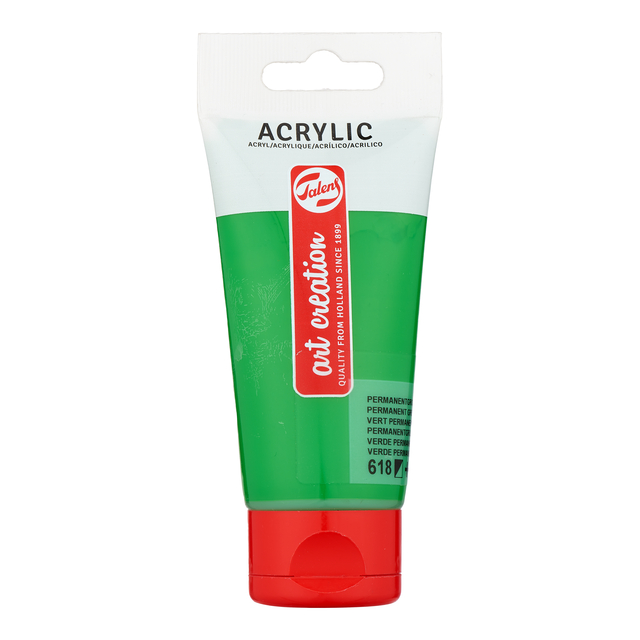 Peinture acrylique Talens Art Creation 618 Vert clair permanent tube 75ml