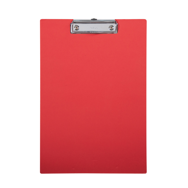 Klembord MAULbalance A4 staand versterkt 3mm karton rood