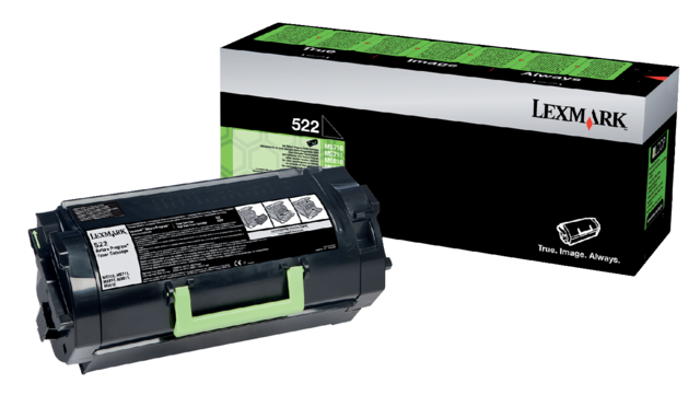 Cartouche toner Lexmark 52D2000 Prebate noir