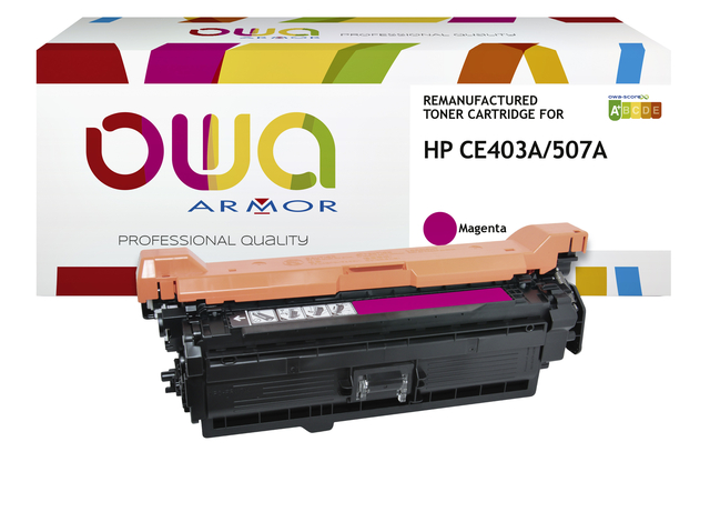 Cartouche toner OWA alternative pour HP CF403A rouge