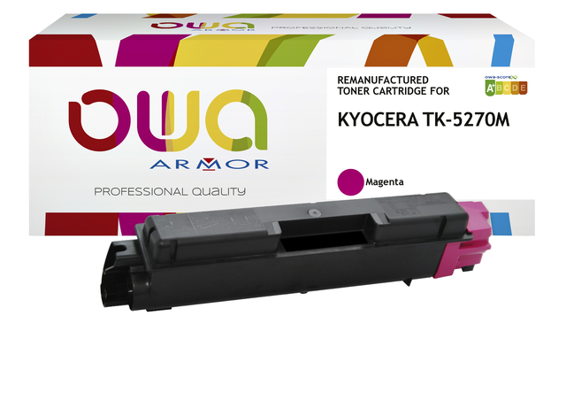 Cartouche toner OWA alternative pour Kyocera TK-5270M rouge