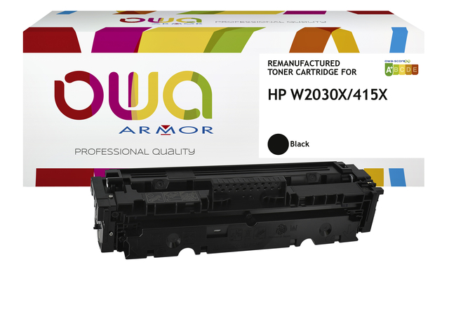 Cartouche toner OWA alternative pour HP W2030X noir