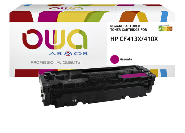 Cartouche toner OWA alternative pour HP CF413X rouge