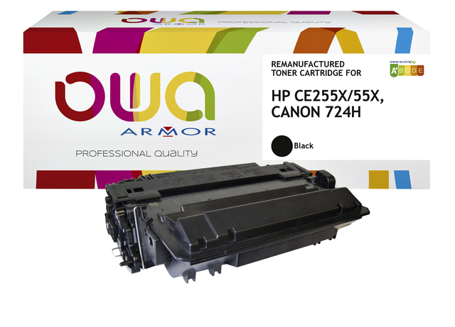 Cartouche toner OWA alternative pour HP CE255X noir