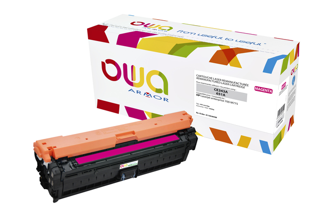 Cartouche toner OWA alternative pour HP CE343A rouge