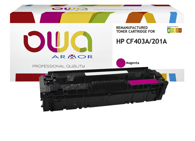 Cartouche toner OWA alternative pour HP CF403A rouge