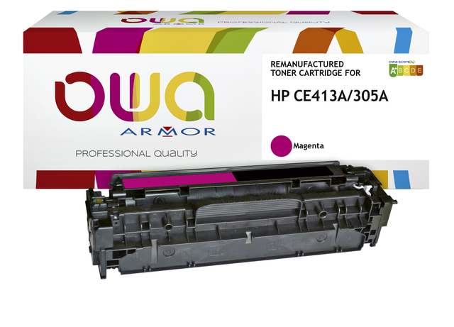 Cartouche toner OWA alternative pour HP CE413A rouge