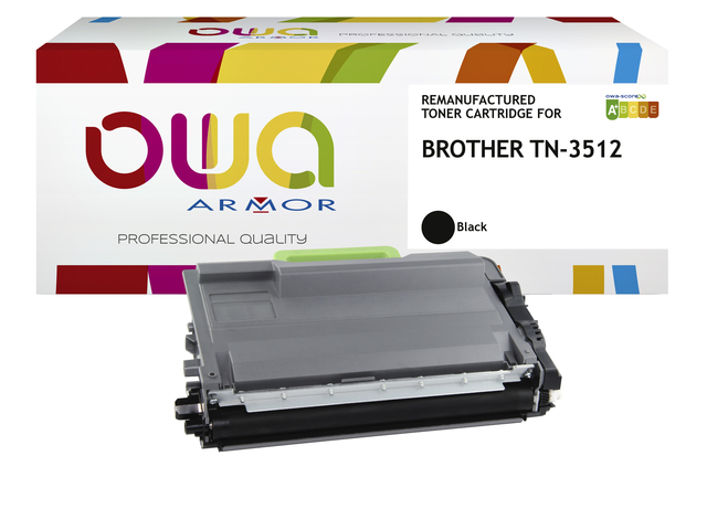 Cartouche toner OWA alternative pour Brother TN-3512 noir