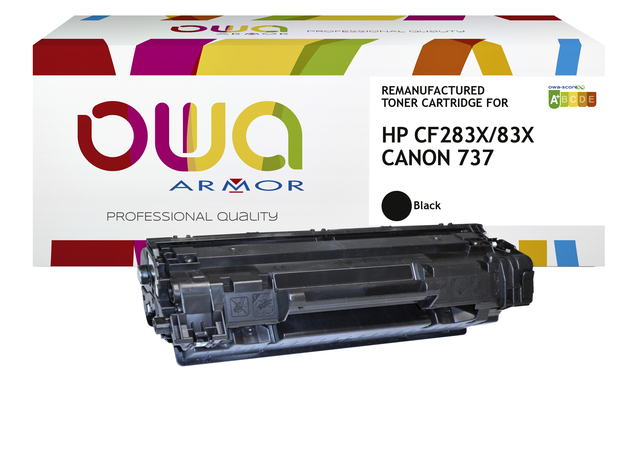 Cartouche toner OWA alternative pour HP CF283X noir