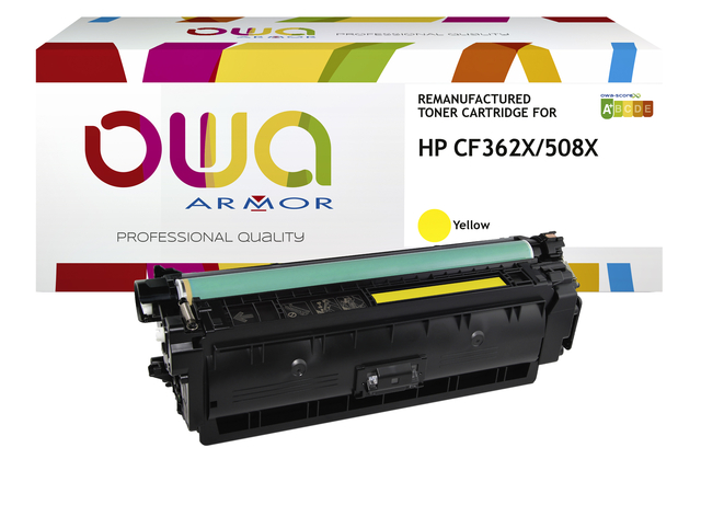 Cartouche toner OWA alternative pour HP CF362X jaune