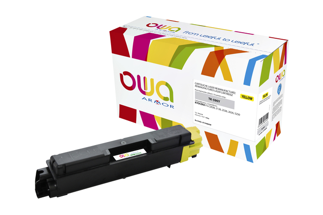 Toner OWA alternatief tbv Kyocera TK-590Y geel