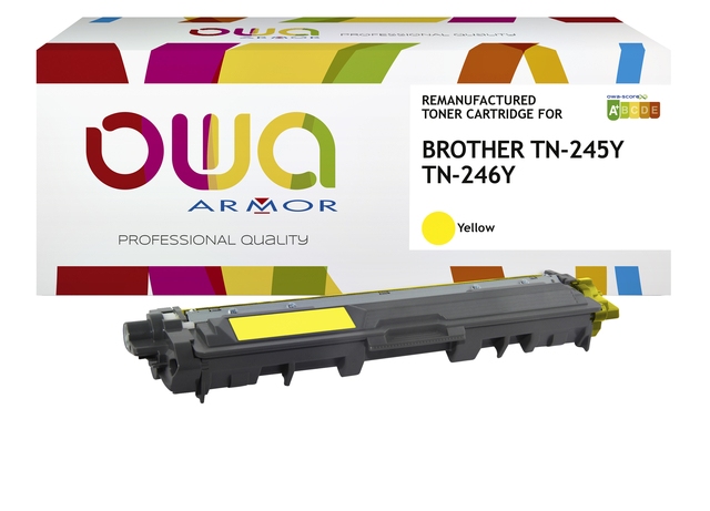 Toner OWA alternatief tbv Brother TN-245Y geel