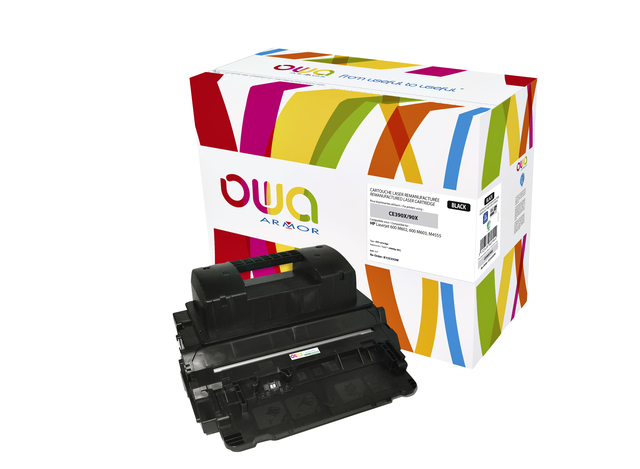 Tonercartridge OWA alternatief tbv HP CE390X zwart