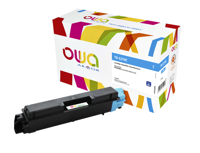 Toner OWA alternative pour Kyocera TK-5270C bleu