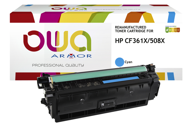 Cartouche toner OWA alternative pour HP CF361X bleu