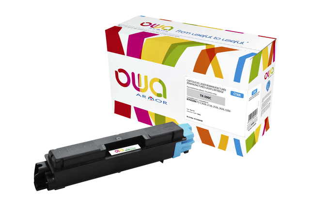 Toner OWA alternatief tbv Kyocera TK-590C blauw