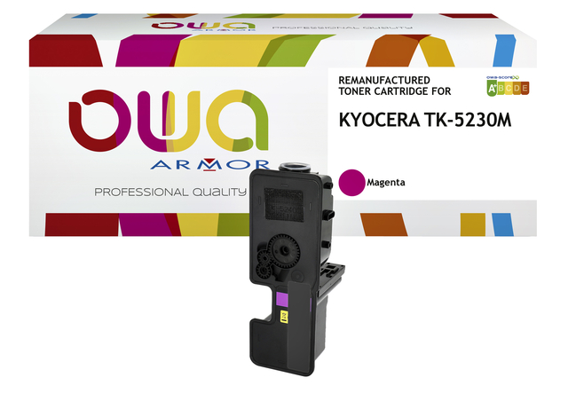 Toner OWA alternatief tbv Kyocera TK-5230M rood