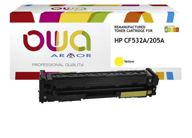 Cartouche toner OWA alternative pour HP CF532A jaune