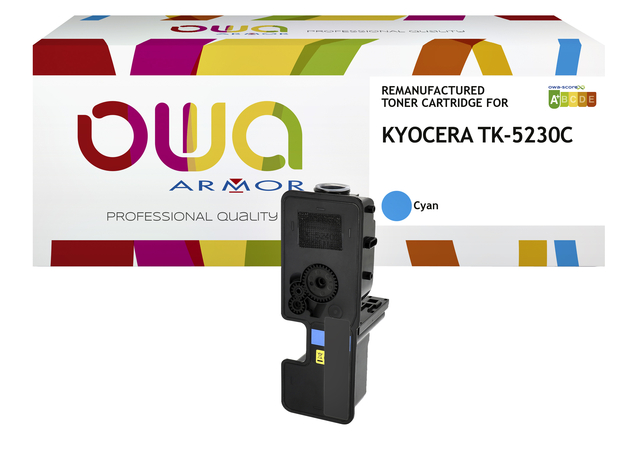 Toner OWA alternatief tbv Kyocera TK-5230C blauw