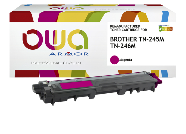 Cartouche toner OWA alternative pour Brother TN-245M rouge