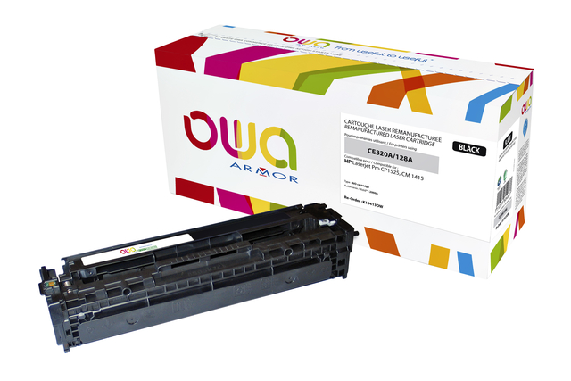 Cartouche toner OWA alternative pour HP CE320A noir