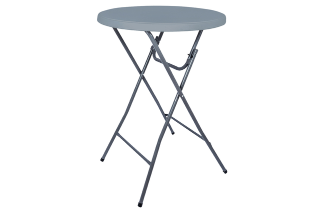 Table haute BRASQ 80cm BT100 gris