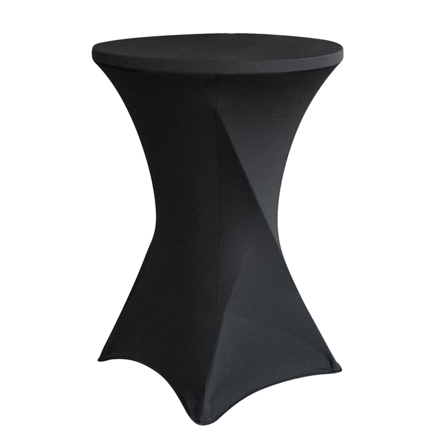 Housse BRASQ pour table haute 80cm noir