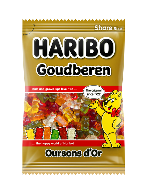 Snoep Haribo Goudbeertjes zak 250gr