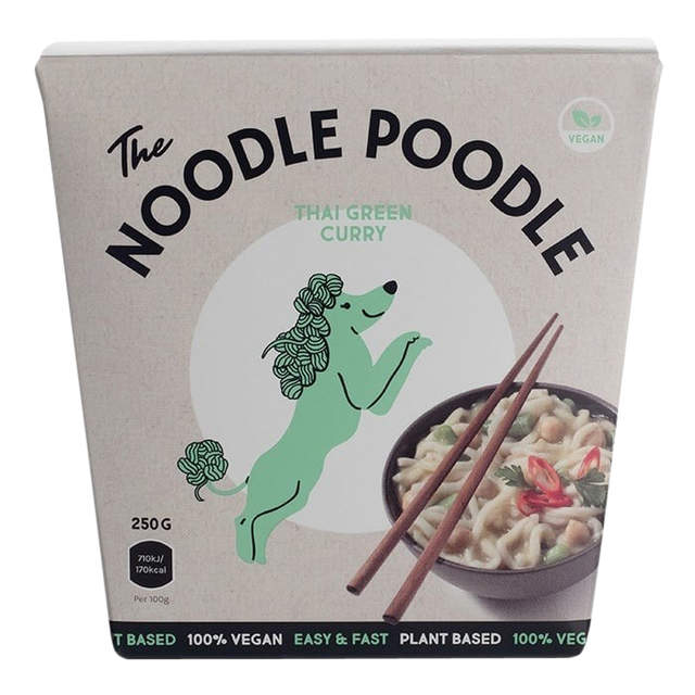 Noodles The Noodle Poodle Thai green curry 250gr