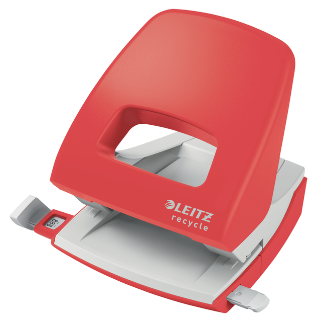 Perforateur Leitz NeXXt Recycle 30 feuilles rouge