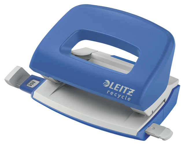 Perforateur Leitz NeXXt Recycle mini 10 feuilles bleu