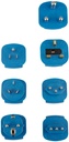 Adaptateur de voyage Brennenstuhl mondial 150 pays avec terre noir