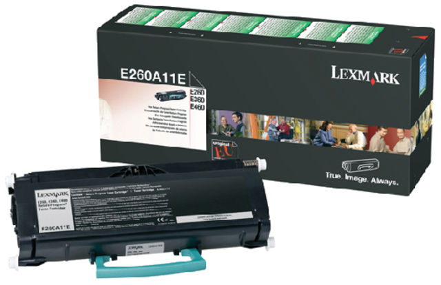 Cartouche toner Lexmark E260A11E Prebate noir