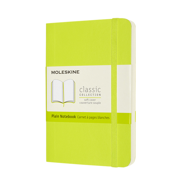 Carnet Moleskine Pocket 90x140mm uni couverture rigide vert