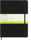 Carnet Moleskine XL 190x250mm uni couverture rigide noir