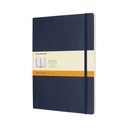 Notitieboek Moleskine XL 190x250mm lijn soft cover sapphire blue